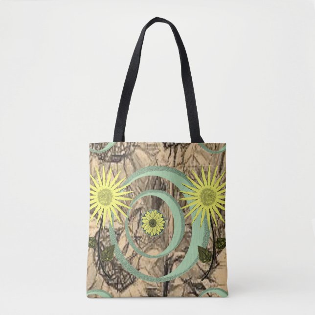 Tasche Sonnenblumen (Vorderseite)