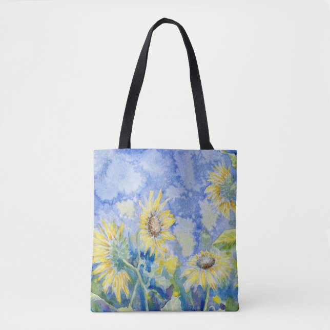 Tasche "Sonnenblumen" (Vorderseite)