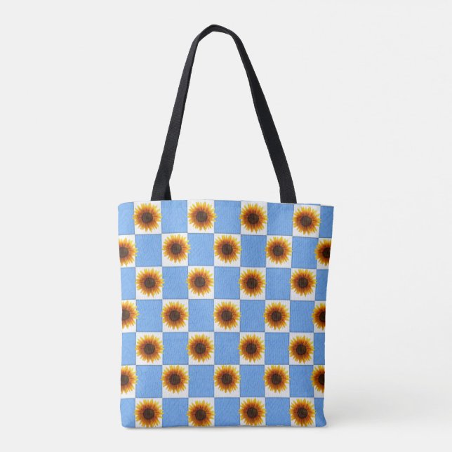 Tasche Sonnenblumen (Rückseite)