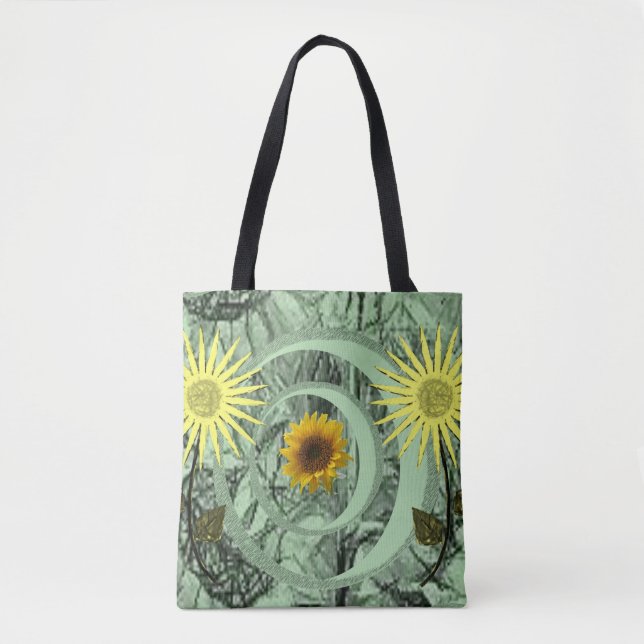 Tasche Sonnenblumen (Vorderseite)