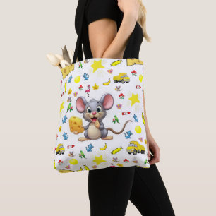 Tasche, Süße Maus Käse LKWs Sterne