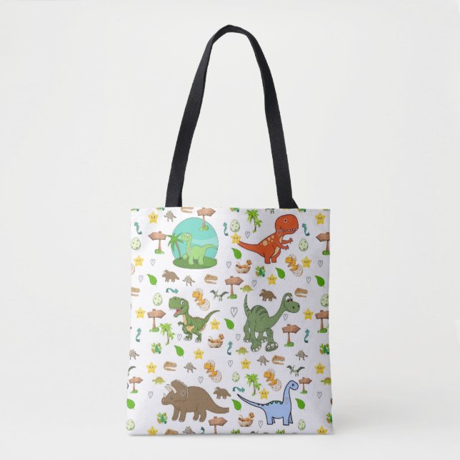 Tasche, Süßer Dinosaurier Wildlife (Vorderseite)