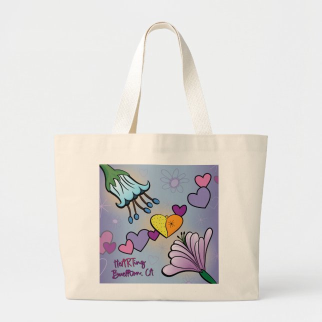 Tasche - theARTing Blume - Buellton.Art (Vorne)
