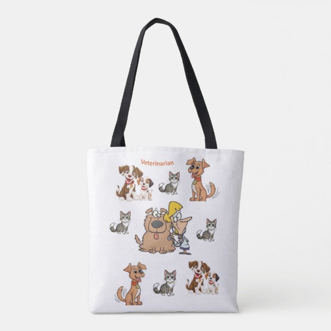 Tasche, Tierarzt Hunde Katzen Tiere   (Rückseite)