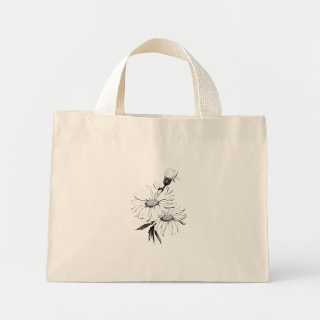 Tasche TINY STYLE COOL ECO BLUMEN DESIGN (Vorne)