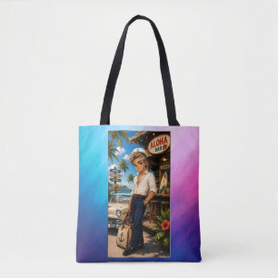 Tasche/Tote-Bag Rockachibi Bruce Morgendämmerung