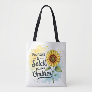 Tasche Tote Tournesol Inspirierend – Zitat 'Verfol