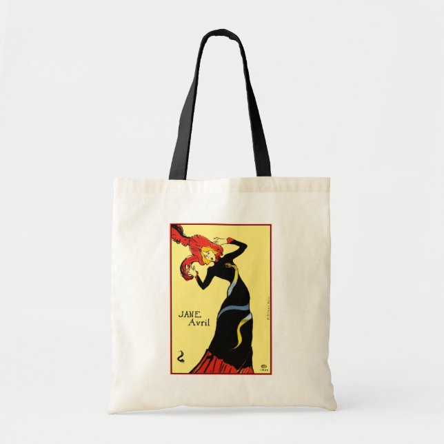 Tasche: Toulouse Lautrec - Jane Avril Tragetasche (Vorne)