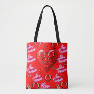 Tasche Valentinstag Liebe Herzen