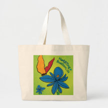 Tasche - Violet(te) und ein Schmetterling - Buellt