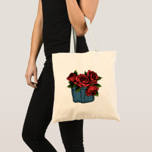 Tasche voller Rosen