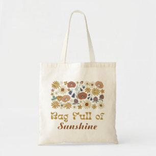Tasche voller Sonnenschein – Retro Boho Blumenblüt
