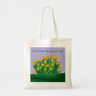 Tasche von Baumwolle in originalem Blumendesign