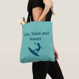 Tasche von Sonne, Sand und Waves