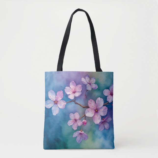 Tasche Wasserfarbe Kirsche Blossom (Vorderseite)