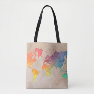 Tasche-Weltkarte