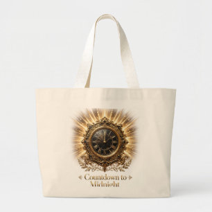 Tasche zum Countdown bis Mitternacht
