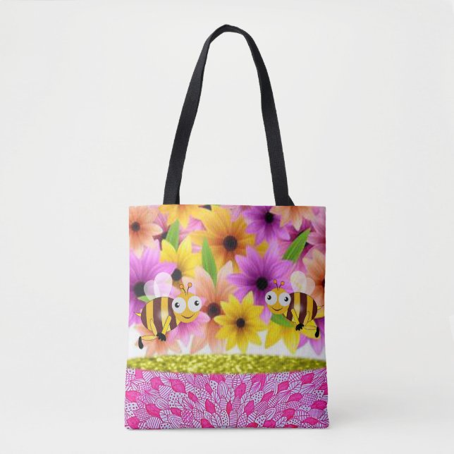 Tasche zum Muttertag Hummel (Vorderseite)