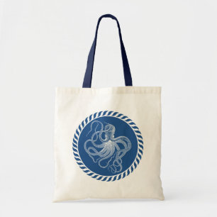 Tasche zur Darstellung von Navy Blue and White Nie