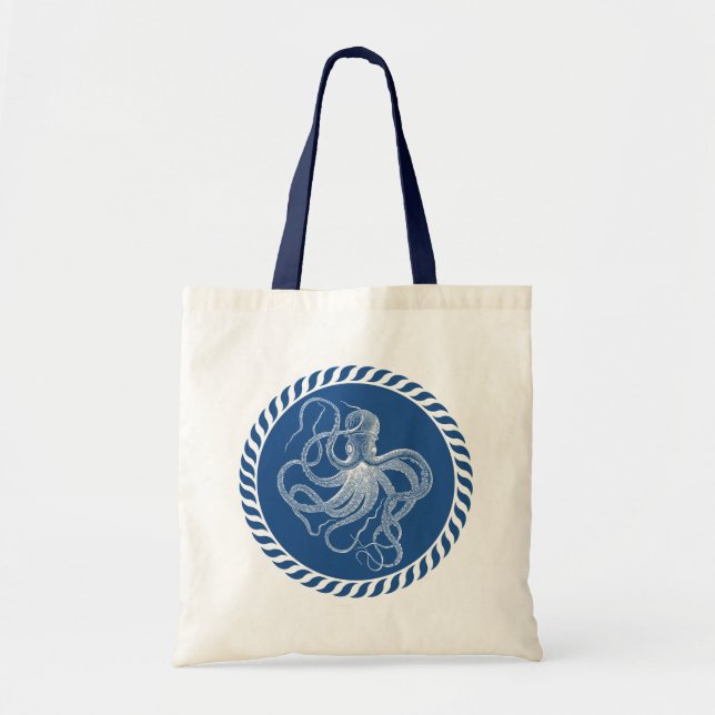 Tasche zur Darstellung von Navy Blue and White Nie (Vorne)