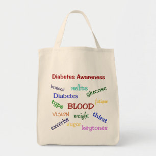 Tasche zur Sensibilisierung für Diabetes