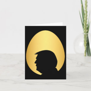 Taschen-Golden-Ei-Jagd-Trump-45-47-Silhouette-Fröh Karte
