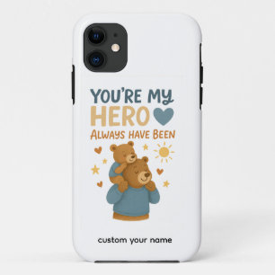 Taschen-große Liebe – „Du bist mein Held“ Papa Case-Mate iPhone Hülle