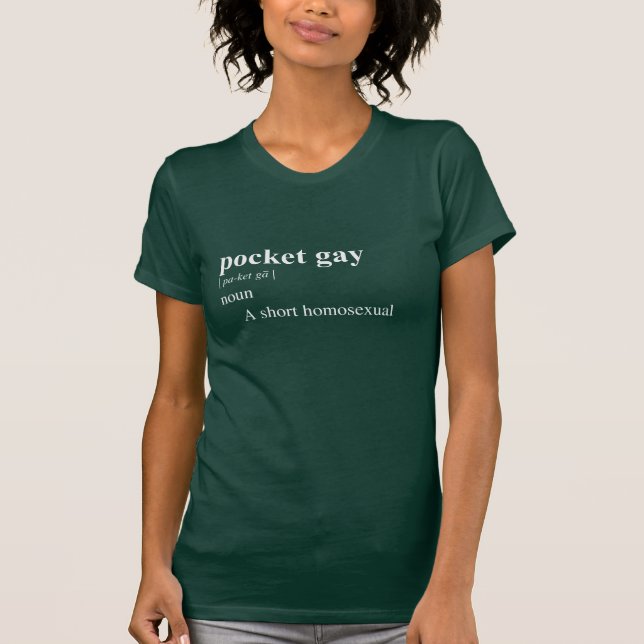 TASCHEN-HOMOSEXUELL-DEFINITION T-Shirt (Vorderseite)
