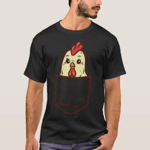 Taschen-Hühnerflüsterer Süßes Geflügel Bauernhof-T T-Shirt