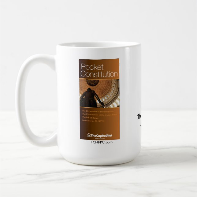 Taschen-Konstitutions-Tasse Tasse (Links)