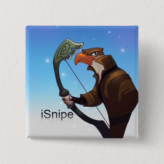 Taschen-Legenden iSnipe Button (Vorderseite)