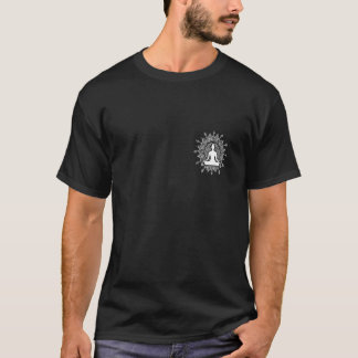 Taschen-Mandala-Blumen-Yoga-Meditation-Minimalist  T-Shirt