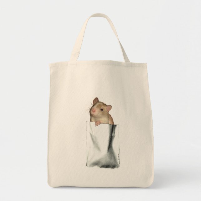 Taschen-Ratte (Gesicht) Tragetasche (Vorne)