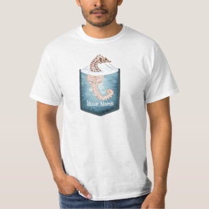 Taschen-Seepferdchen T-Shirt