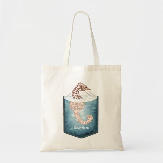 Taschen-Seepferdchen Tragetasche (Vorne)