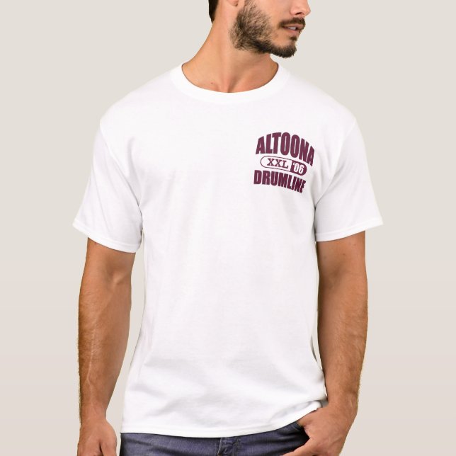 Taschen-T-Shirt Altoonas Drumline T-Shirt (Vorderseite)