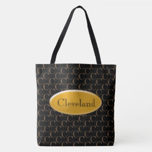 Taschen-Tasche (AO) - Goldnummernschild und