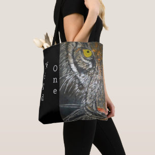 Taschen-Tasche (AO) - große Katzen-Porträt