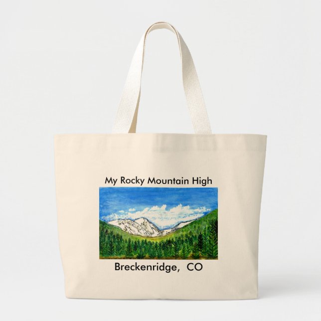 Taschen-Tasche Breckenridges Co die MUSEUM Zazzle Jumbo Stoffbeutel (Vorne)