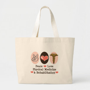 Taschen-Tasche der FriedensLiebe-PM&R Jumbo Stoffbeutel