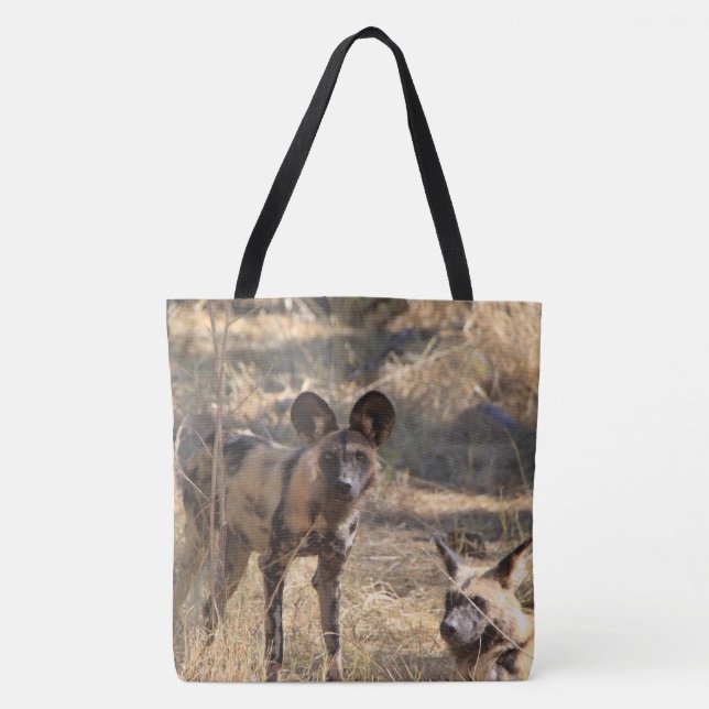 Taschen-Tasche der wilde Hund(zwei verschiedene (Vorderseite)
