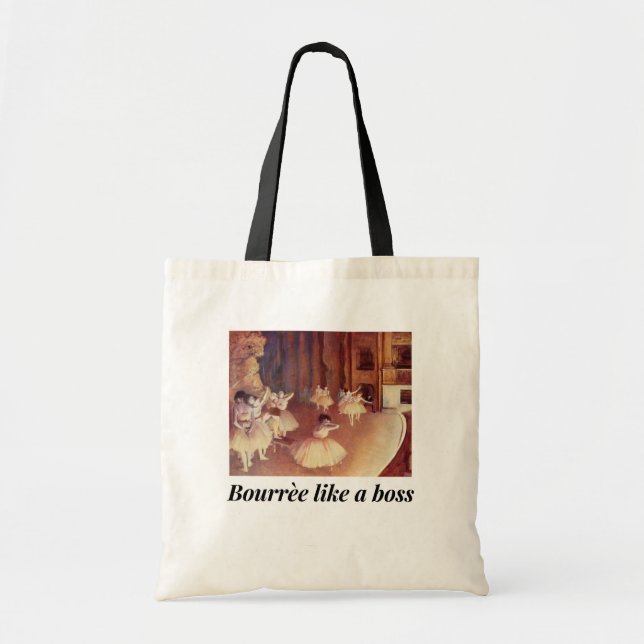 Taschen-Tasche für Tänzer, Tanz, Ballerina, Tragetasche (Vorne)