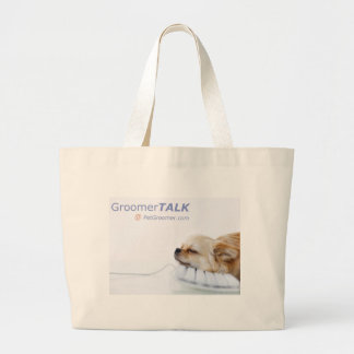 Taschen-Tasche GroomerTALK @ PetGroomer.com Jumbo Stoffbeutel