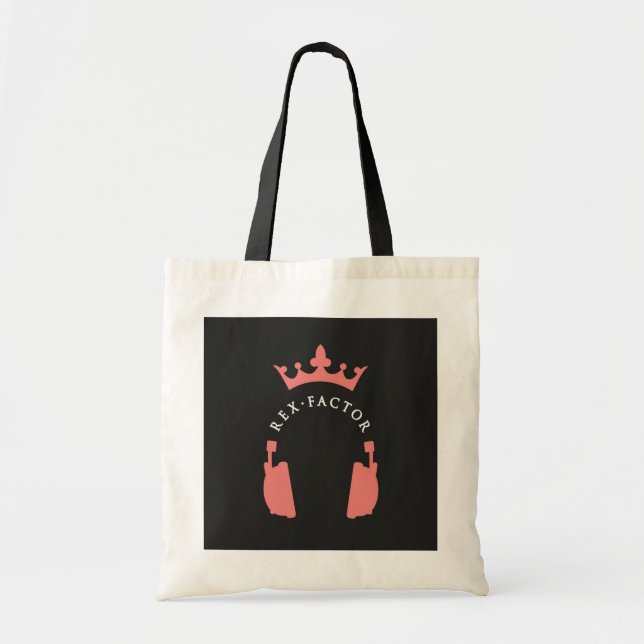 Taschen-Tasche, Logo-Schwarzes Tragetasche (Vorne)