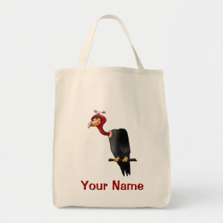 Taschen-Tasche, niedlicher Geier-Cartoon, Ihr Tragetasche