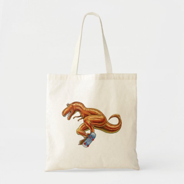 Taschen-Tasche T-rex auf Tragetasche (Vorne)