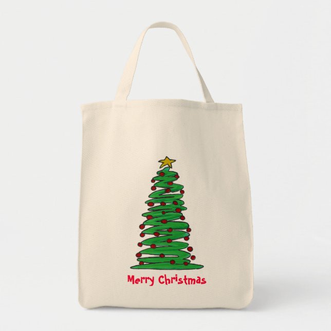 Taschen-Taschen-Weihnachtsbaum Tragetasche (Vorne)