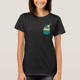 Taschen-Taucher-Ausrüstung Tauchen Unterwasser Oze T-Shirt