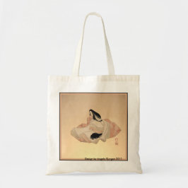 Taschendesign inspiriert von japanischer Malerei Tragetasche