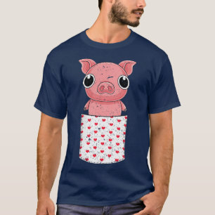 Taschenfarm Tier Ferkel Liebhaber Landwirt Süßes S T-Shirt